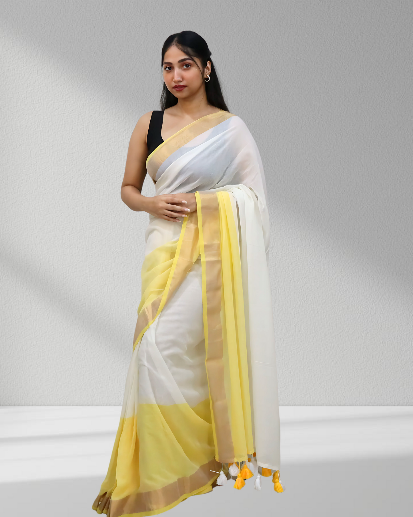 Sunshine in Simplicity" – The Elegant Cotton Saree