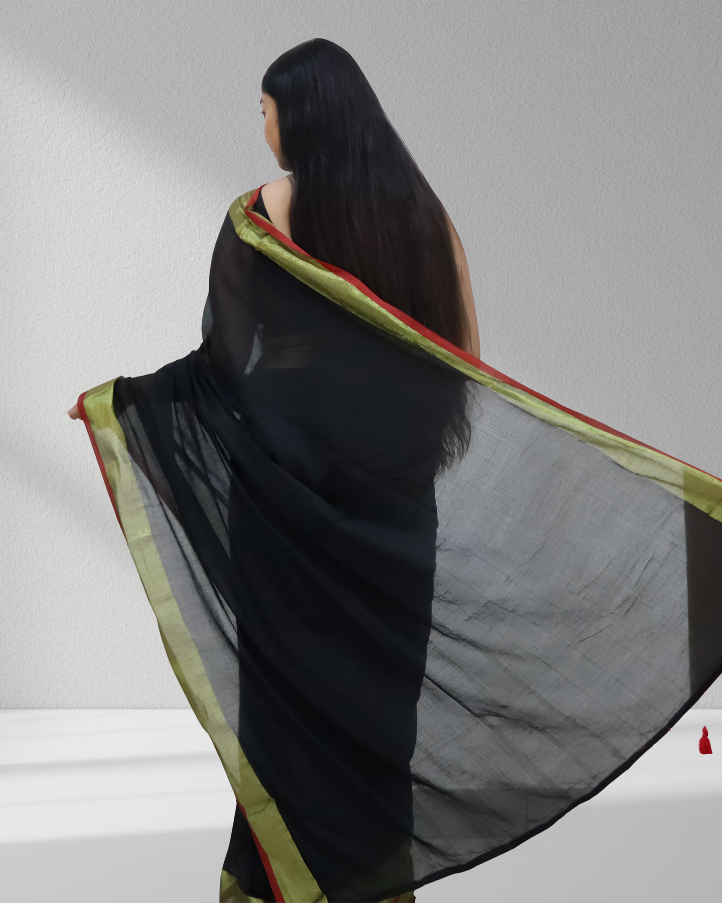 Midnight Charm – The Black Beauty Saree