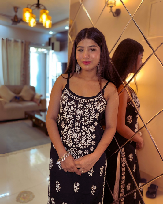 Moonlit Veins Kurti