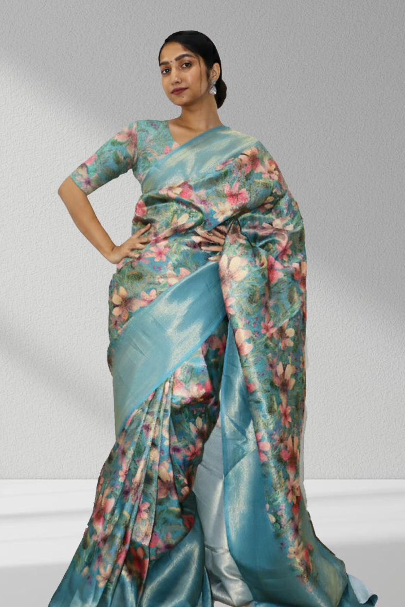 Blooming Breeze 🌸 – The Saree That Feels Like Spring