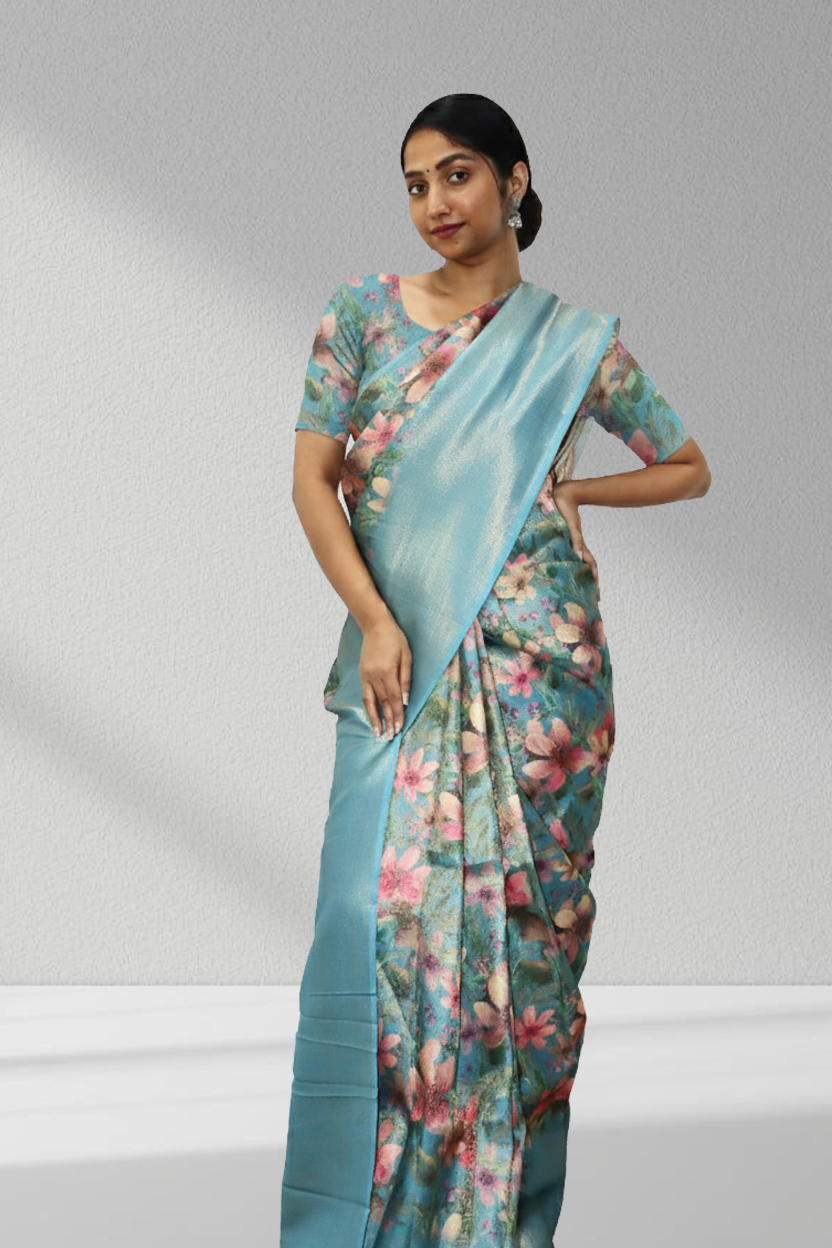 Blooming Breeze 🌸 – The Saree That Feels Like Spring