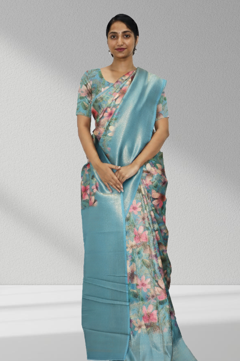 Blooming Breeze 🌸 – The Saree That Feels Like Spring