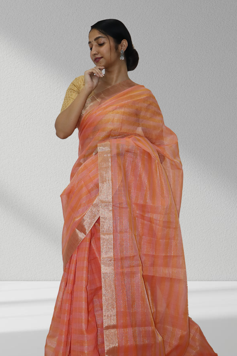 Golden Hour in a Drape – Peach  Perfection