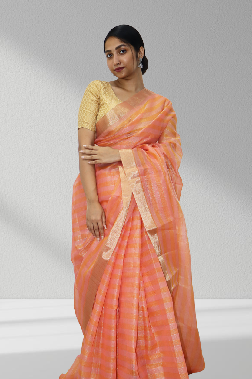 Golden Hour in a Drape – Peach  Perfection