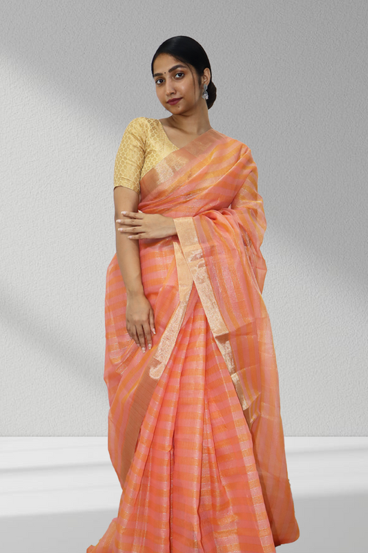 Golden Hour in a Drape – Peach  Perfection